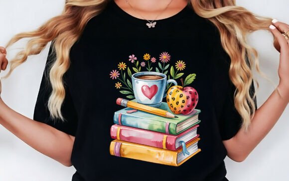 Back to School Floral Sublimation Shirt Graphics