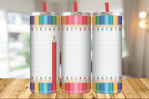 Colored Pencils Tumbler Back to School