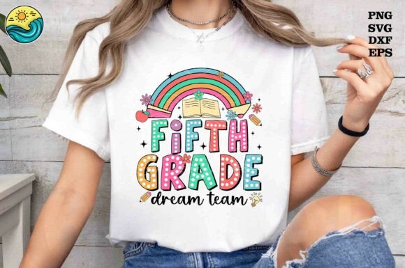 Rainbow Back to School Teacher Svg Graphics