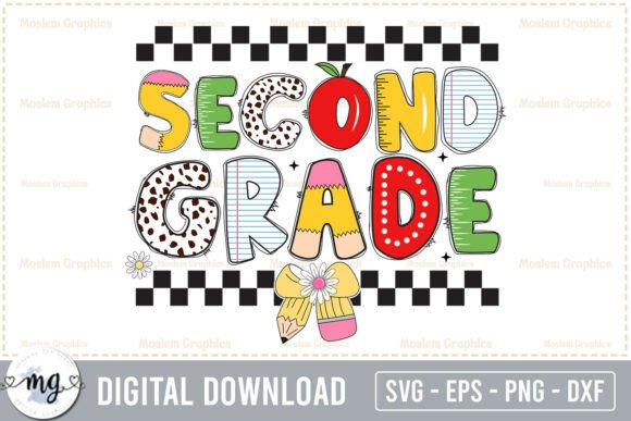 Second Grade - Back to School SVG