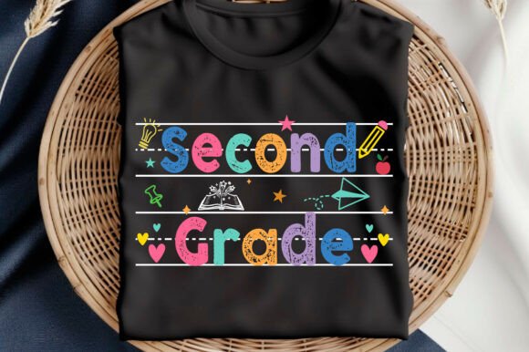 Second Grade PNG, Preppy Back to School