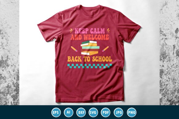 Vintage Back to School Shirt Design Graphics