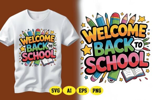 Welcome Back to School Design Graphics